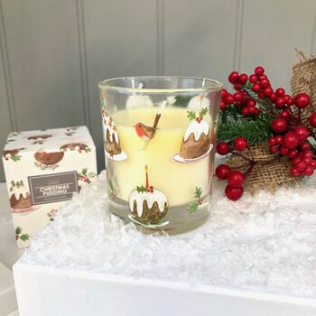 Christmas Pudding Scented Candle, 2 of 3
