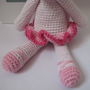 Hand Crochet Ballerina Mouse, thumbnail 3 of 6