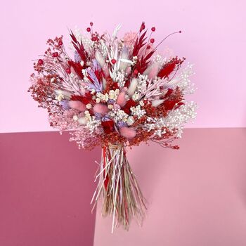 Colourful Pastel Dried Flower Bouquet, 2 of 5