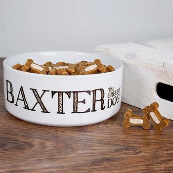 Personalised Ceramic Dog Bowl, 6 of 6