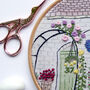 Rose Cottage Embroidery Kit, thumbnail 2 of 6