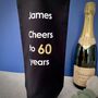 Personalised Cheers Milestone Birthday Cotton Bottle Bag, thumbnail 3 of 3