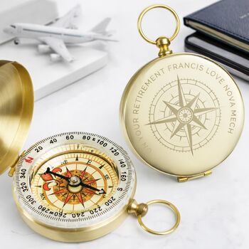 Personalised Travel Compass Gift For Travellers, 11 of 11