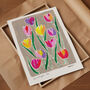 Tulips Hand Painted Art Print, thumbnail 3 of 5