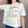 Football Mum And Kid Personalised Organic T Shirts, thumbnail 2 of 3