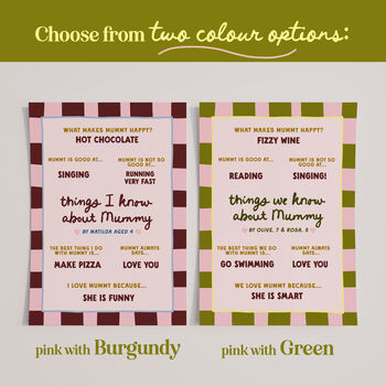 Personalised Things I Know About Mummy Mama Print, 11 of 12