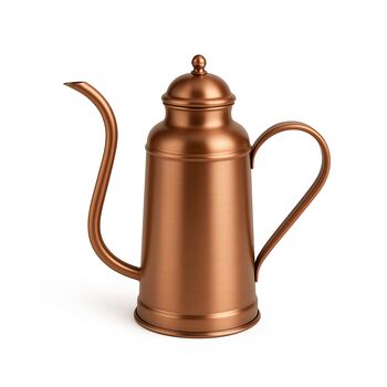 Pure Copper Olive Oil Dispenser 750 Ml, Artisan Solid Copper Oil And Vinegar Pourer, 2 of 5