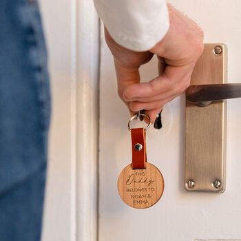 Personalised 'This Mummy Belongs To:' Keyring For Mum, 3 of 5
