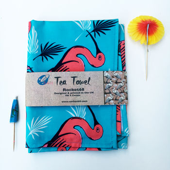 Tropical Bird Tea Towel, 4 of 4