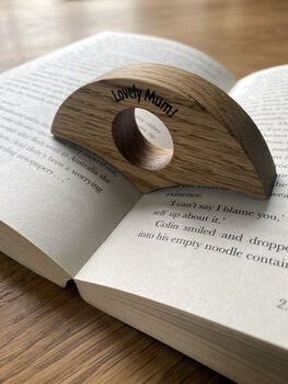 One Hand Thumb Page Holder, Gift For Book Lover, 2 of 5