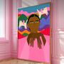 Flying Cats Art Print, thumbnail 2 of 5