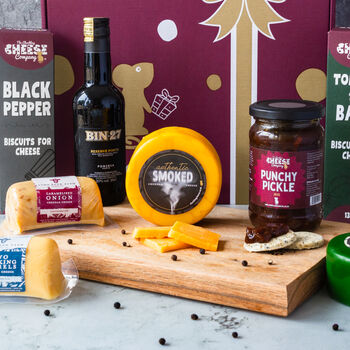 Port And Cheese Gift Hamper | Cheese Food Hamper, 2 of 4