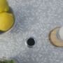 Olive Drift Outdoor Tablecloth With Parasol Hole, thumbnail 3 of 6