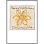 Personalised Daffodil Birthday Card For Her, thumbnail 6 of 10