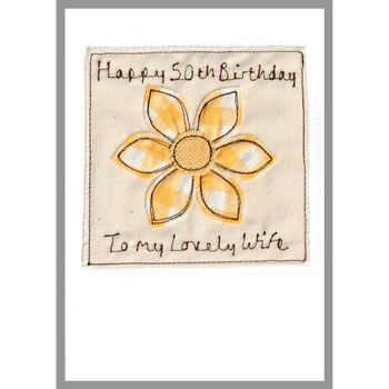 Personalised Daffodil Birthday Card For Her, 6 of 10