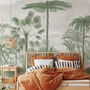 Palm Of The Ucayali Amazon Mural Wallpaper In Green, thumbnail 3 of 4