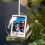 Personalised Wedding Photo Dome Bauble, thumbnail 1 of 4
