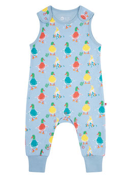 Baby Dungarees | Blue Duck Days | Certified Organic, 2 of 11