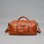 Genuine Leather Holdall With Front Pocket Detail, thumbnail 3 of 12