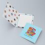 Cute Building Blocks Greetings Card, thumbnail 8 of 9