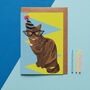 Party Cat Wrapping Paper, thumbnail 7 of 8