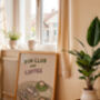 Run Club And Coffee Print, thumbnail 5 of 9