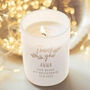 Personalised Mother Of The Bride Engraved Candle, thumbnail 5 of 6