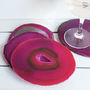 Pink Agate Coaster Set Of Two, thumbnail 1 of 3