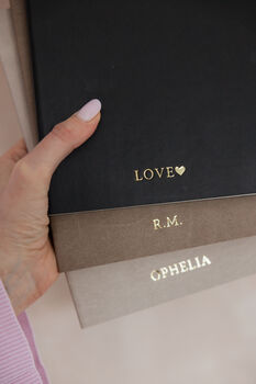 Soft Touch Notebook/Personalised Gift, 7 of 9