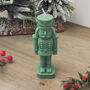 Green Nutcracker Christmas Candle Christmas Decoration, thumbnail 5 of 8