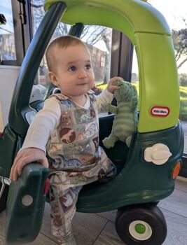 Organic Dino Romper, 2 of 2