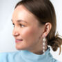 Long Pearl Drop Earrings, thumbnail 1 of 2