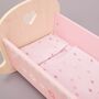 Personalised Doll's Cradle Wooden Toy 18m+, thumbnail 3 of 3