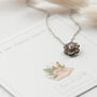 A New Chapter Begins Flower Necklace Sterling Silver, thumbnail 2 of 11