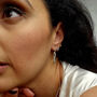 Paperclip Link Chain Everyday Sterling Silver Earrings, thumbnail 3 of 4