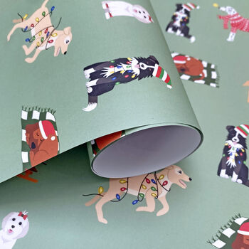 Christmas Dogs Wrapping Paper, 4 of 6