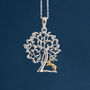 Sterling Silver Tree Of Life Necklace, thumbnail 2 of 12