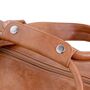 Personalised Faux Leather Barrel Weekend Bag, thumbnail 11 of 12
