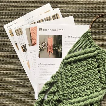 Wall Hanging Modern Macramé Pattern And Video Tutorial, 7 of 9
