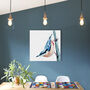 Inky Nuthatch Canvas Gallery Print, thumbnail 4 of 10