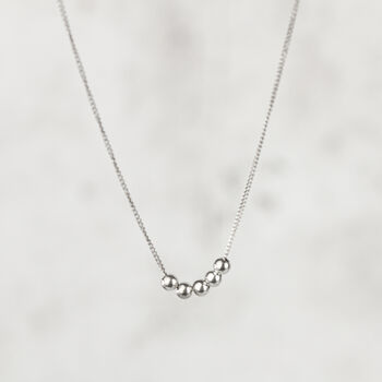 30th 40th 50th 60th Birthday Silver 925 Bead Per Decade Necklace, 6 of 12