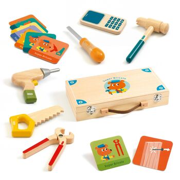 Wooden Tool Box For Kids, 4 of 4