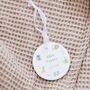 Personalised Welcome To The World Ceramic Decoration, thumbnail 1 of 3
