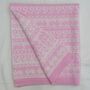 Cashmere Baby Blanket In Pink, thumbnail 3 of 5