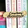Cowboy Romance Bookshelf Gener Divider | Book Gifts, thumbnail 1 of 4