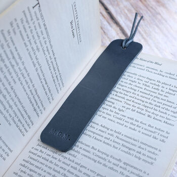 Personalised Leather Bookmark, 5 of 6