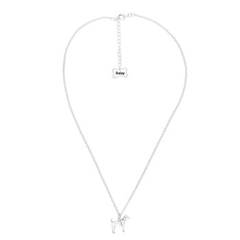 Personalised Jack Russell Sterling Silver Necklace, 3 of 7