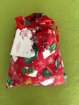 Christmas Fabric Gift Bags, 3 of 5
