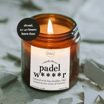 Padel Player Gifts, Funny Candle With Matches, 3 of 11