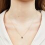 18ct Gold Hexagon Salt And Pepper Diamond Necklace, thumbnail 1 of 2